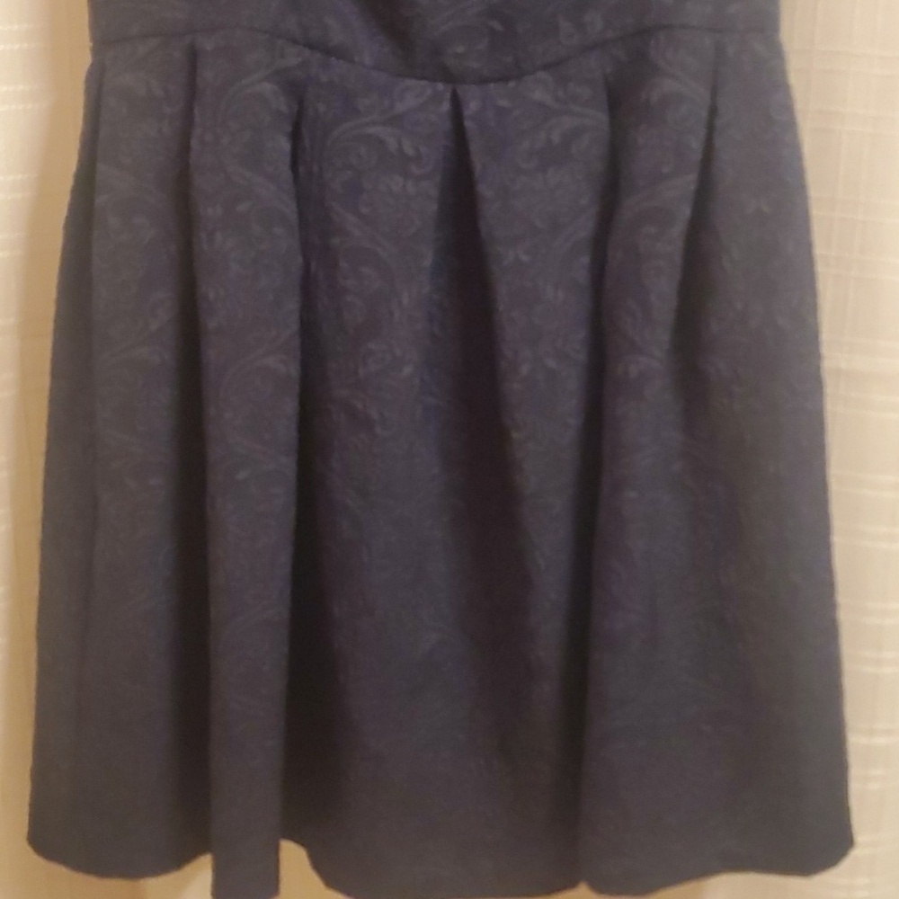 Bar III Navy DRESS WOMENS SIZE XXL Blue Pleated Skirt Lightweight Sleeveless - Picture 5 of 16